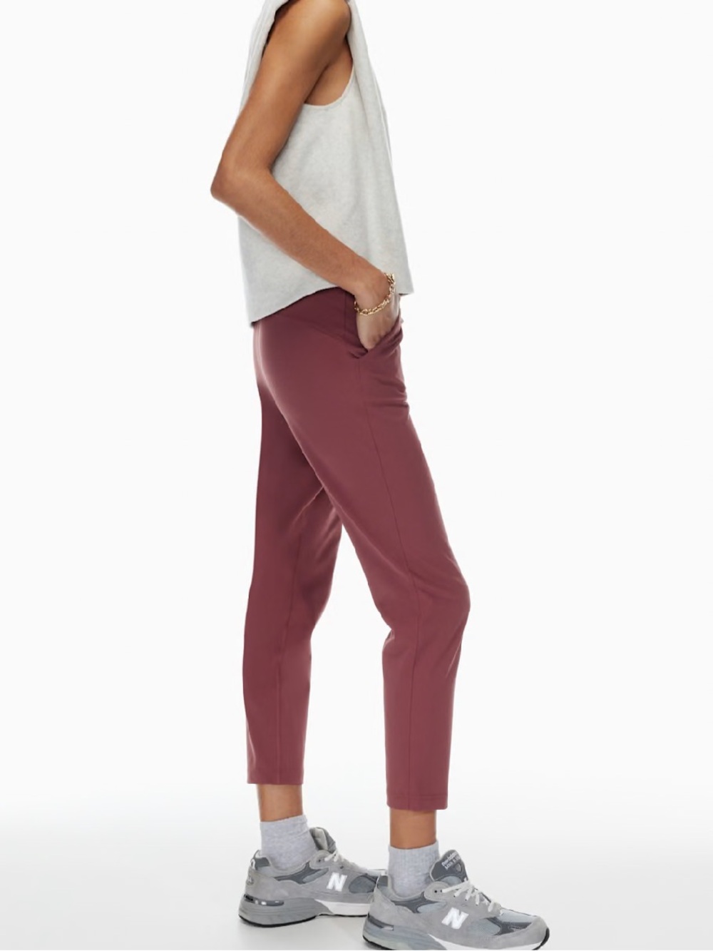 Aritzia The Group by Babaton Weekender Pant Sundried Red XS - Picture 7 of 10